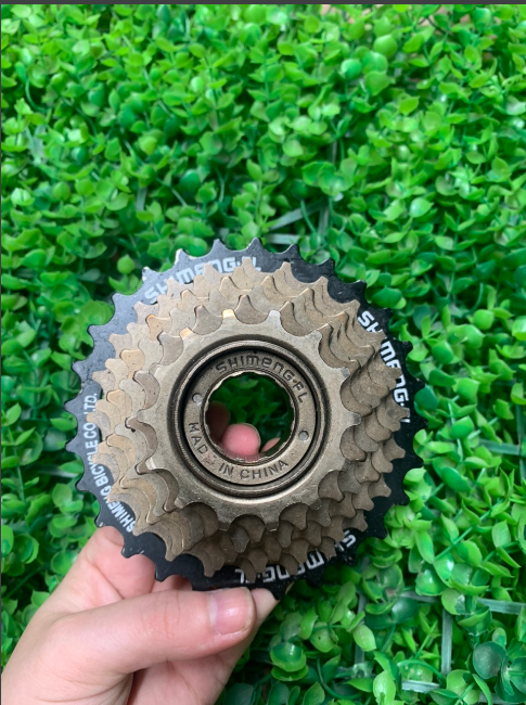 Líp 7 tầng vặn ren shimano - ẢNH THẬT