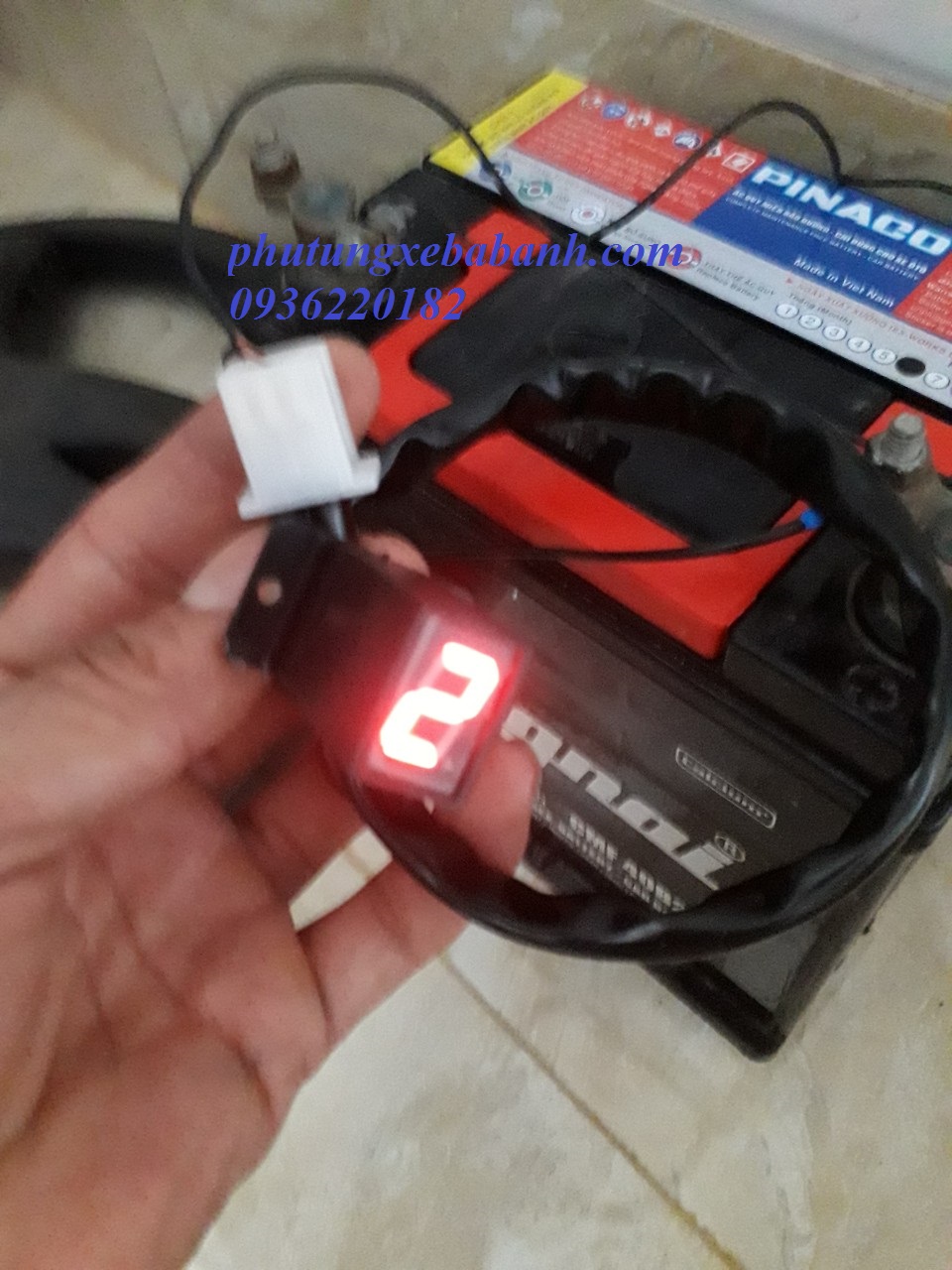 Đồng hồ báo số xe ba gác