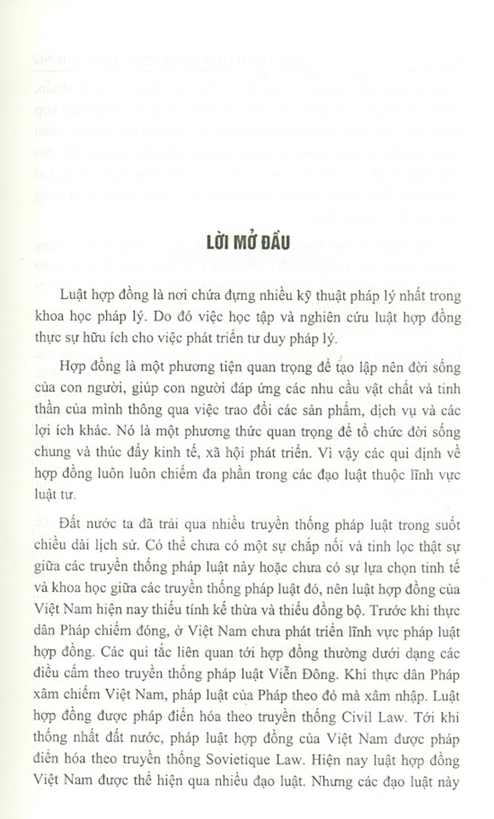 Giáo Trình Luật Hợp Đồng - Phần Chung (Dùng Cho Đào Tạo Sau Đại Học)