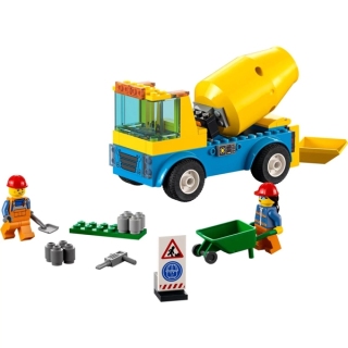 Đồ Chơi Lắp Ráp Lego City 60325 - Cement Mixer Truck 85 Mảnh Ghép thumbnail