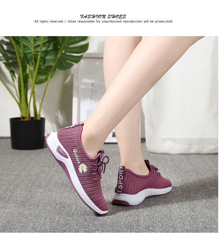 Giày thể thao hoa cúc thoáng khí - GTT12