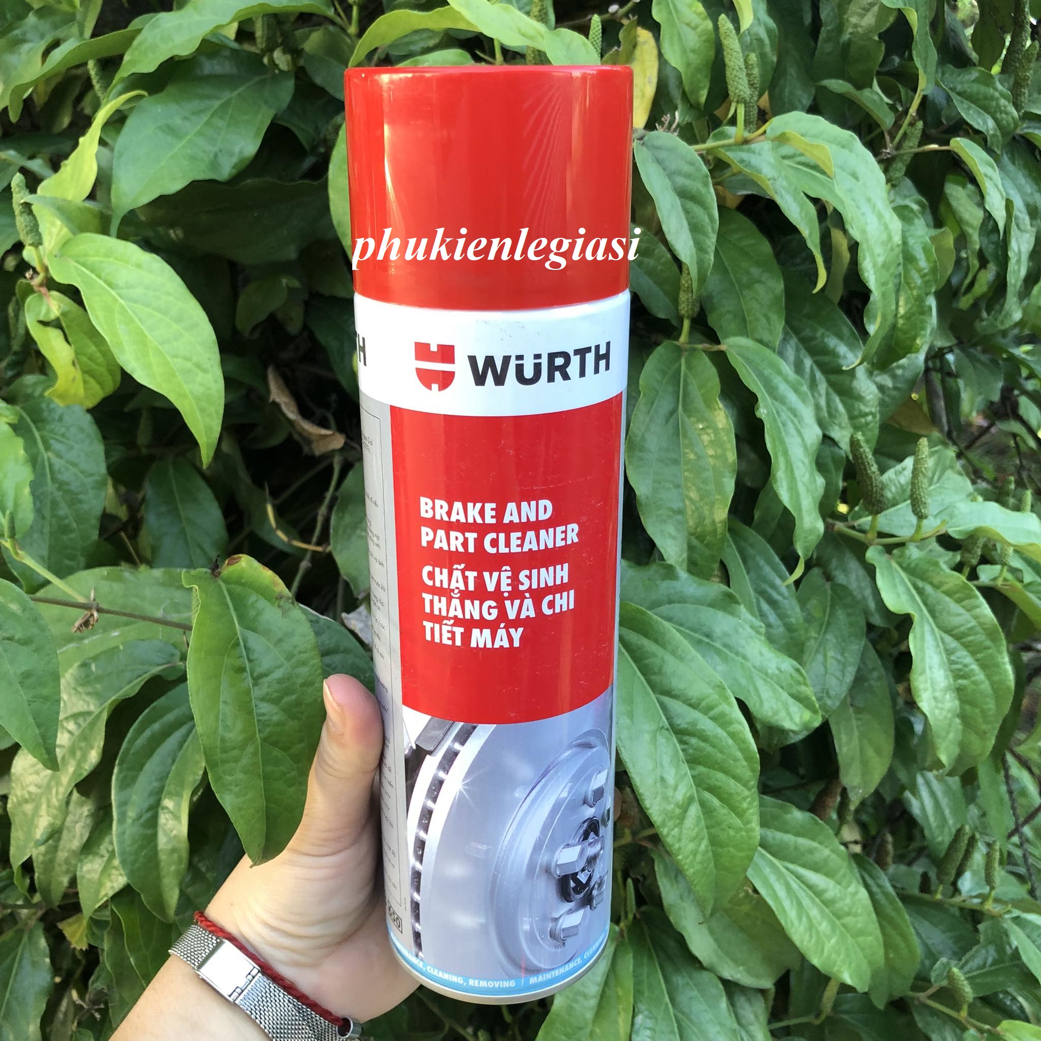 Chai xịt vệ sinh bố thắng WURTH 500ml xịt má phanh ĐỨC