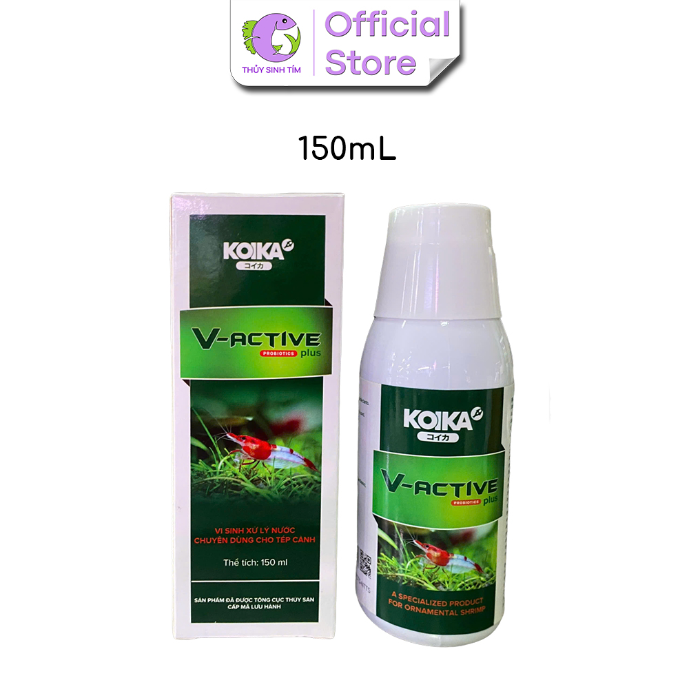 Vi Sinh Tép V-Active Plus (Vi Sinh Xử Lí Nước Chuyên Dùng Cho Tép Cảnh)