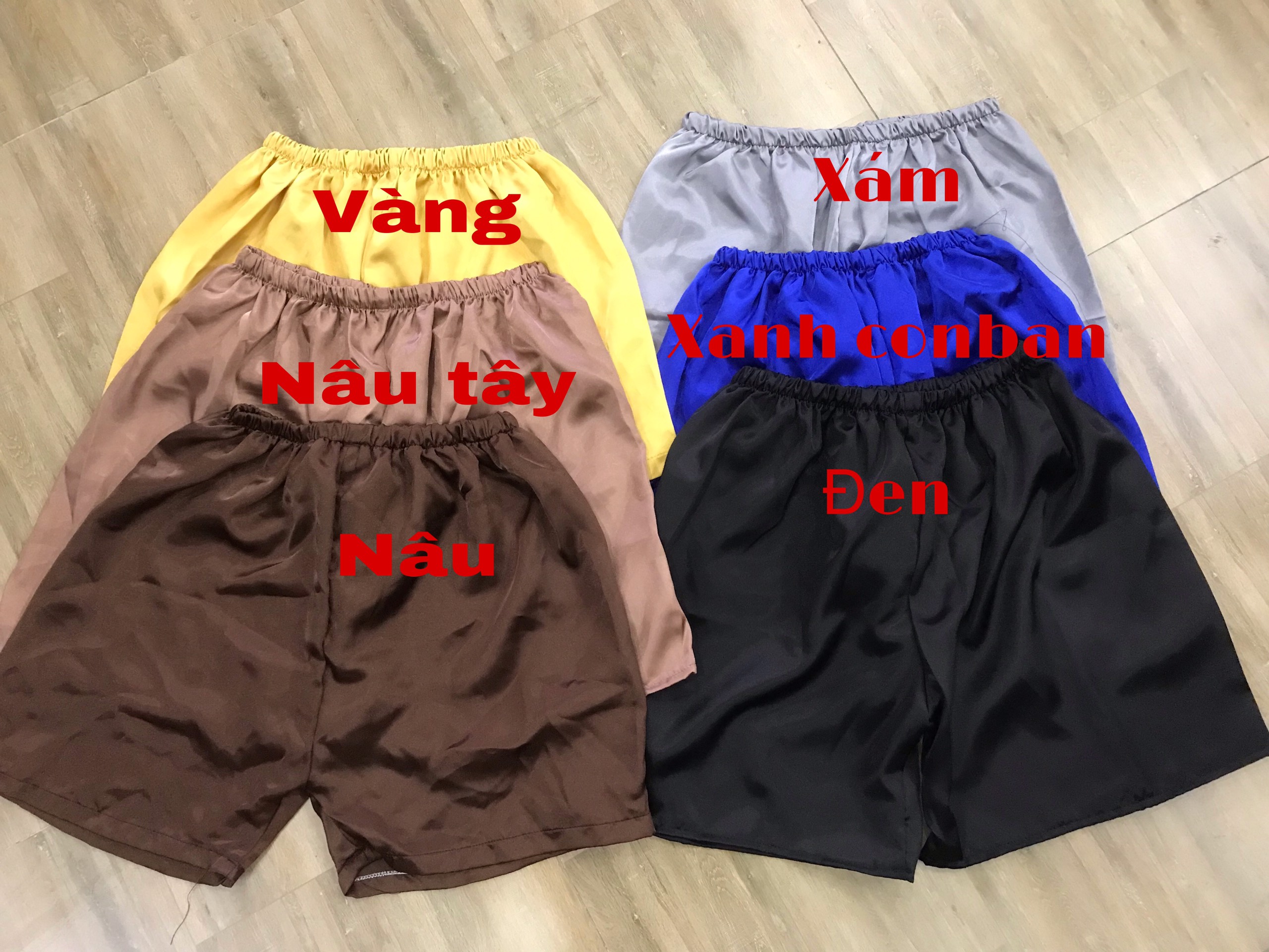 QUẦN ĐÙI LỤA NAM NỮ MẶC TRONG SPA GIÁ RẺ