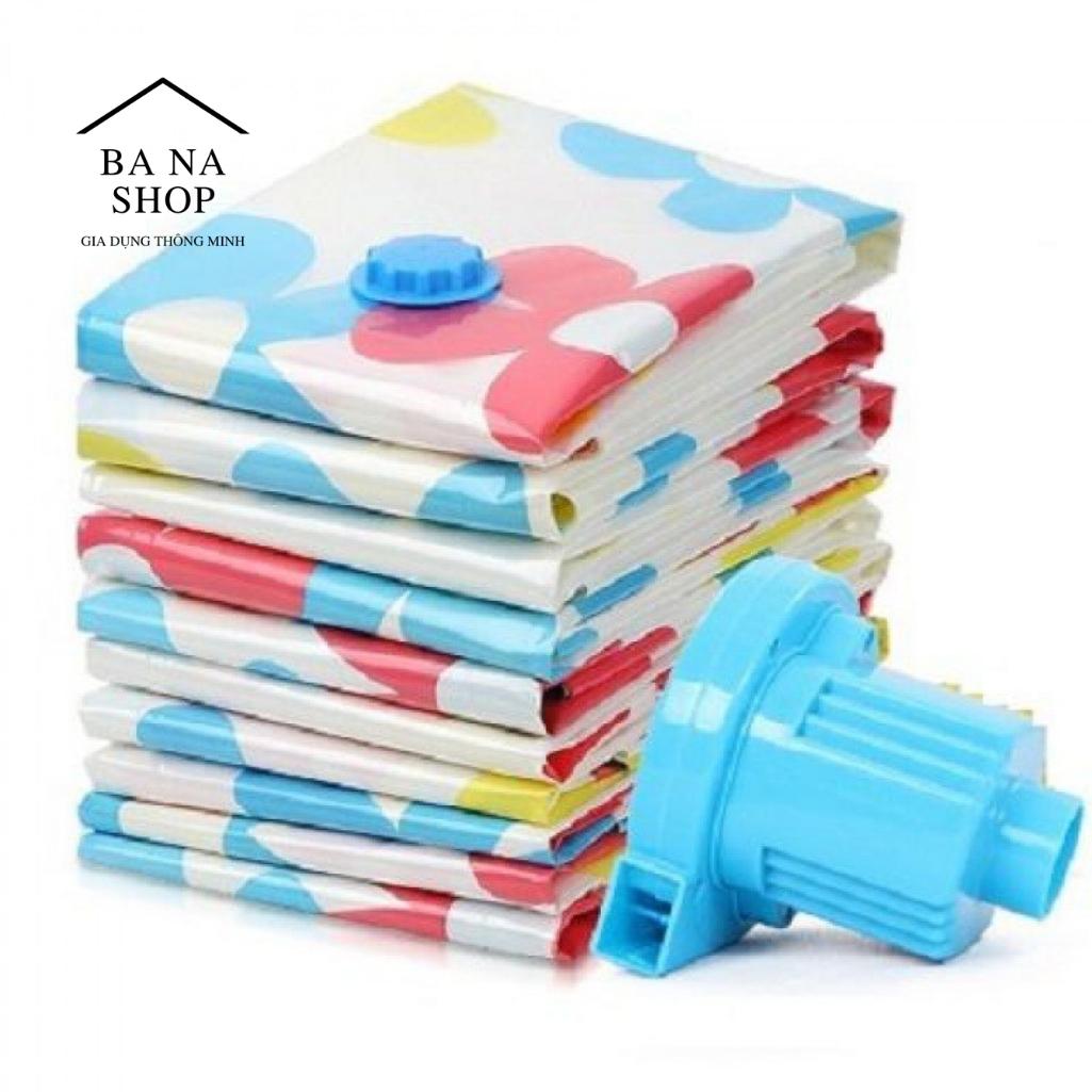 Set 8 túi hút chân không bảo quản quần áo chăn màn, tặng kèm bơm điện tiện dụng