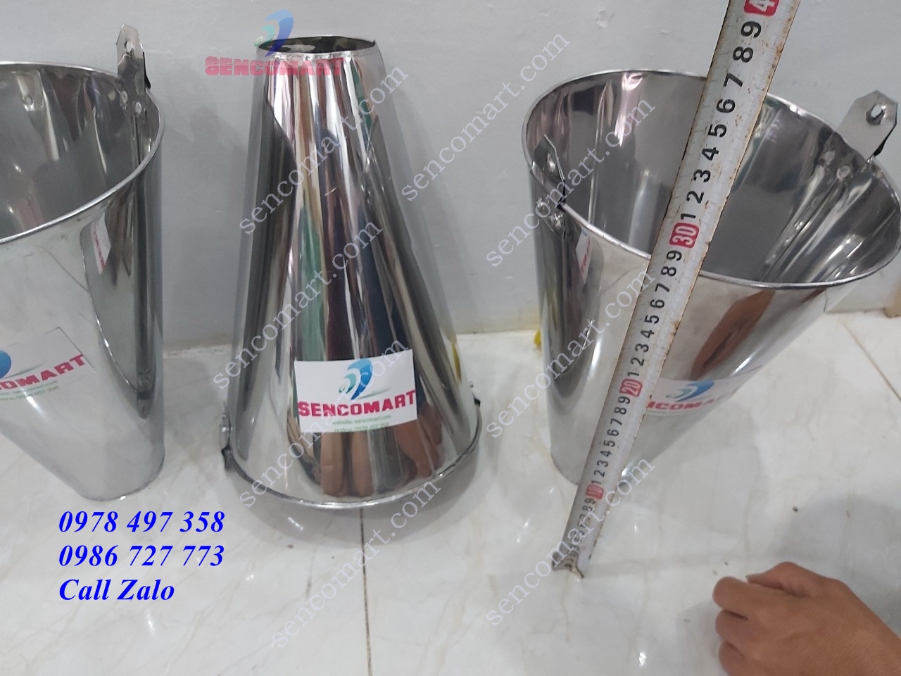 Phễu cắt tiết gà vịt bằng inox 100%