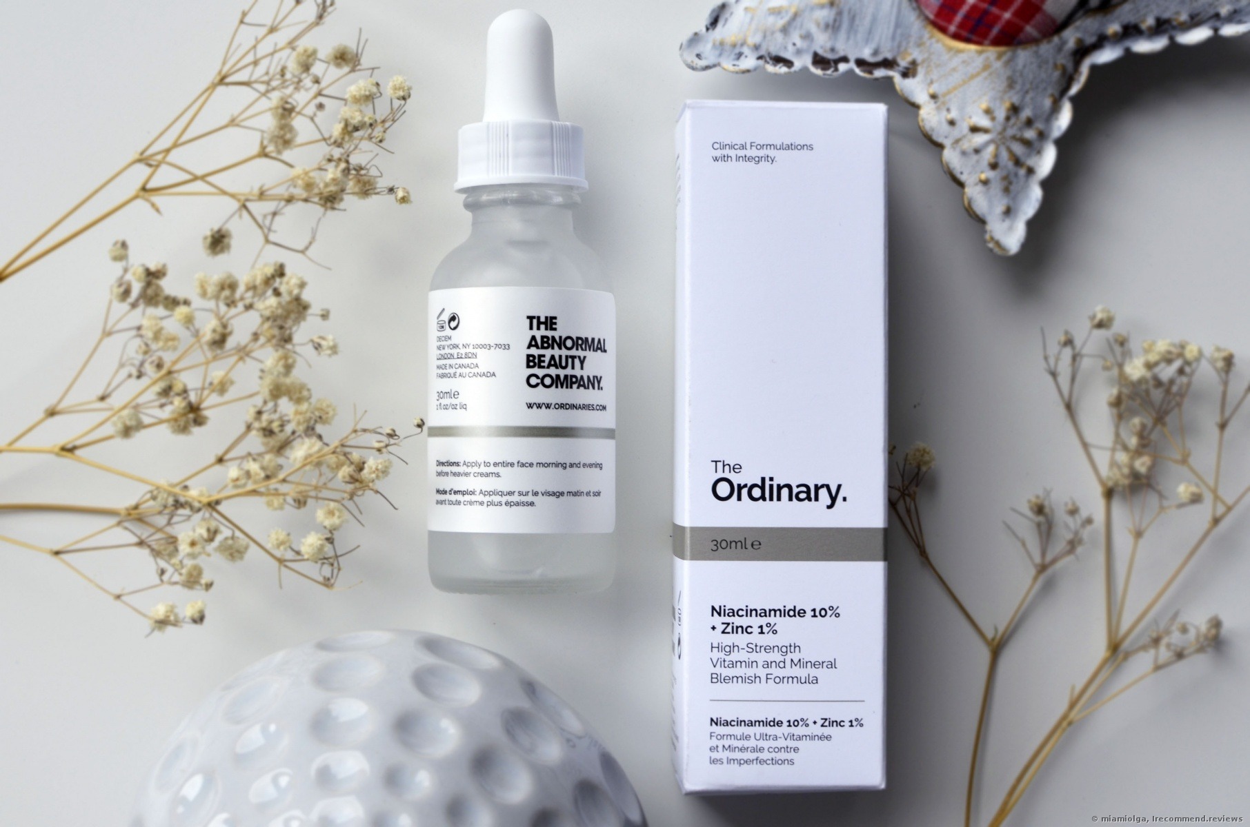 Tinh chất THE ORDINARY Niacinamide10%+Kẽm 30ml