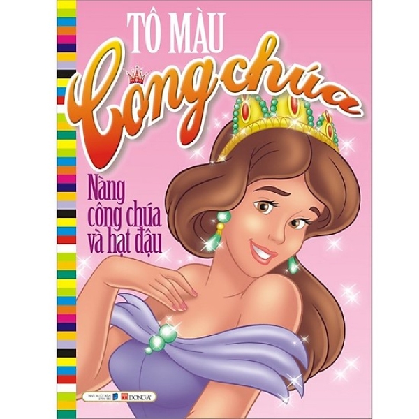 Fahasa - tô màu công chúa - nàng công chúa và hạt đậu