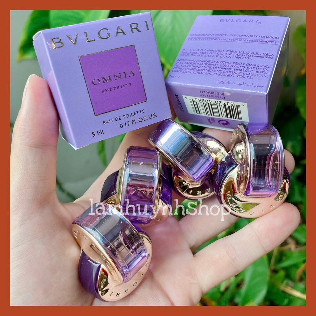 [ Nước hoa mini ] BVL tím Omnia Amethyste 5ml