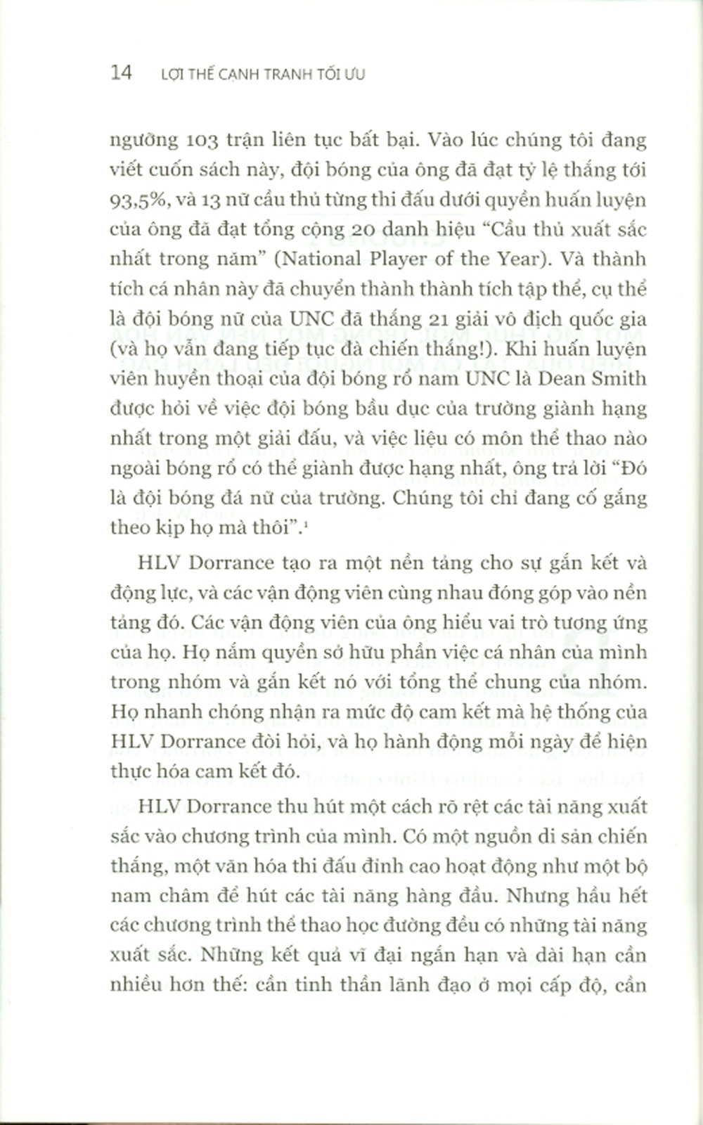 Lợi Thế Cạnh Tranh Tối Ưu