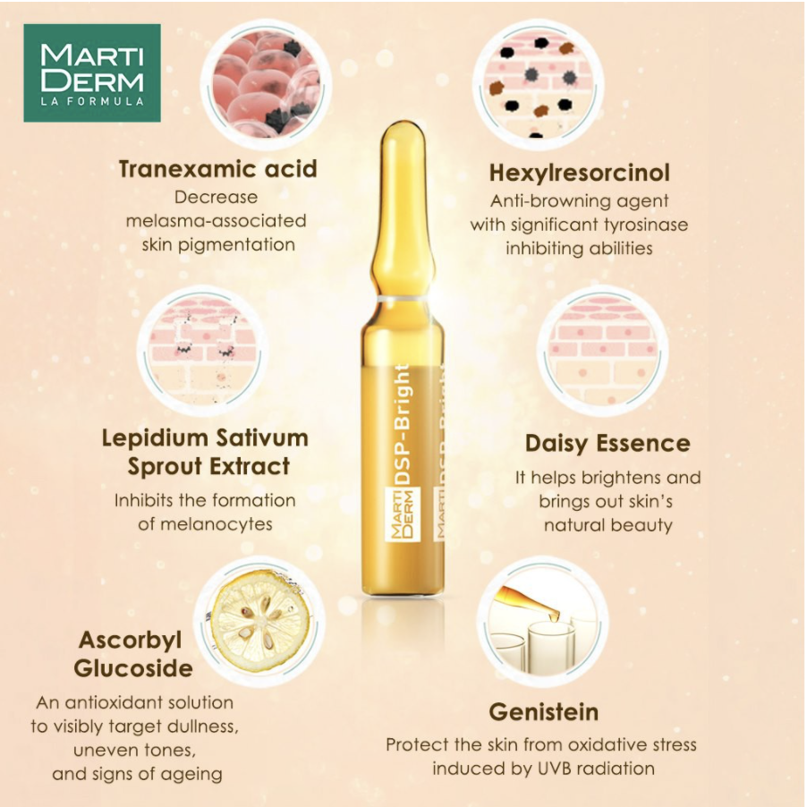 Tinh chất Martiderm giúp sáng da, mờ thâm Pigment Zero DSP-Bright