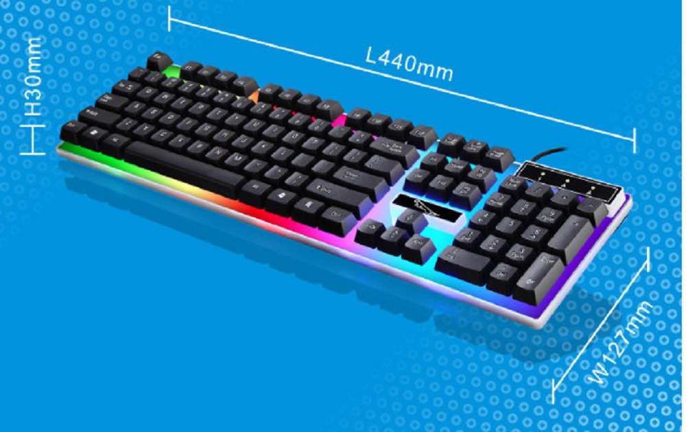 Bàn phím giả cơ G21 dành cho game thủ led đa màu