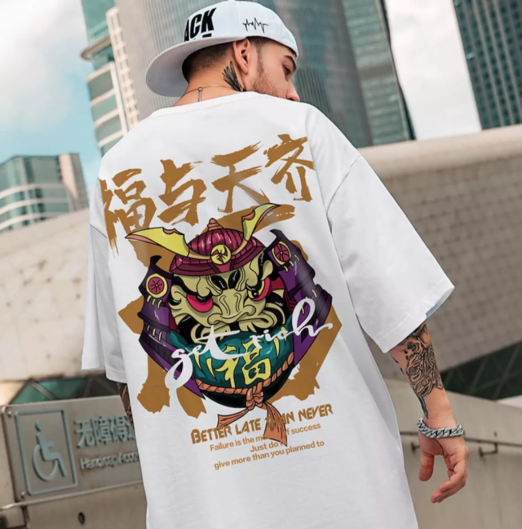 [HCM]Áo Thun Nam Nữ Form Rộng In Hình QUỶ DẠ XOA HỌA TIẾT NHẬT BẢN BETTER LATE độc đẹp Vải Dày Mịn Thiết Kế Thời Trang Đường May Sắc Sảo