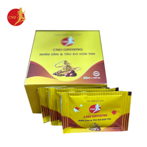 Thực phẩm bổ sung CND Ginseng nhân sâm & táo đỏ hòa tan