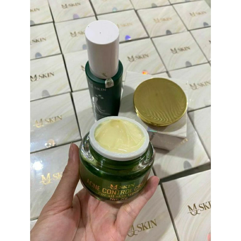 MQ Skin Acne Control Cream Combo for All Skin Types with Ginseng Extract