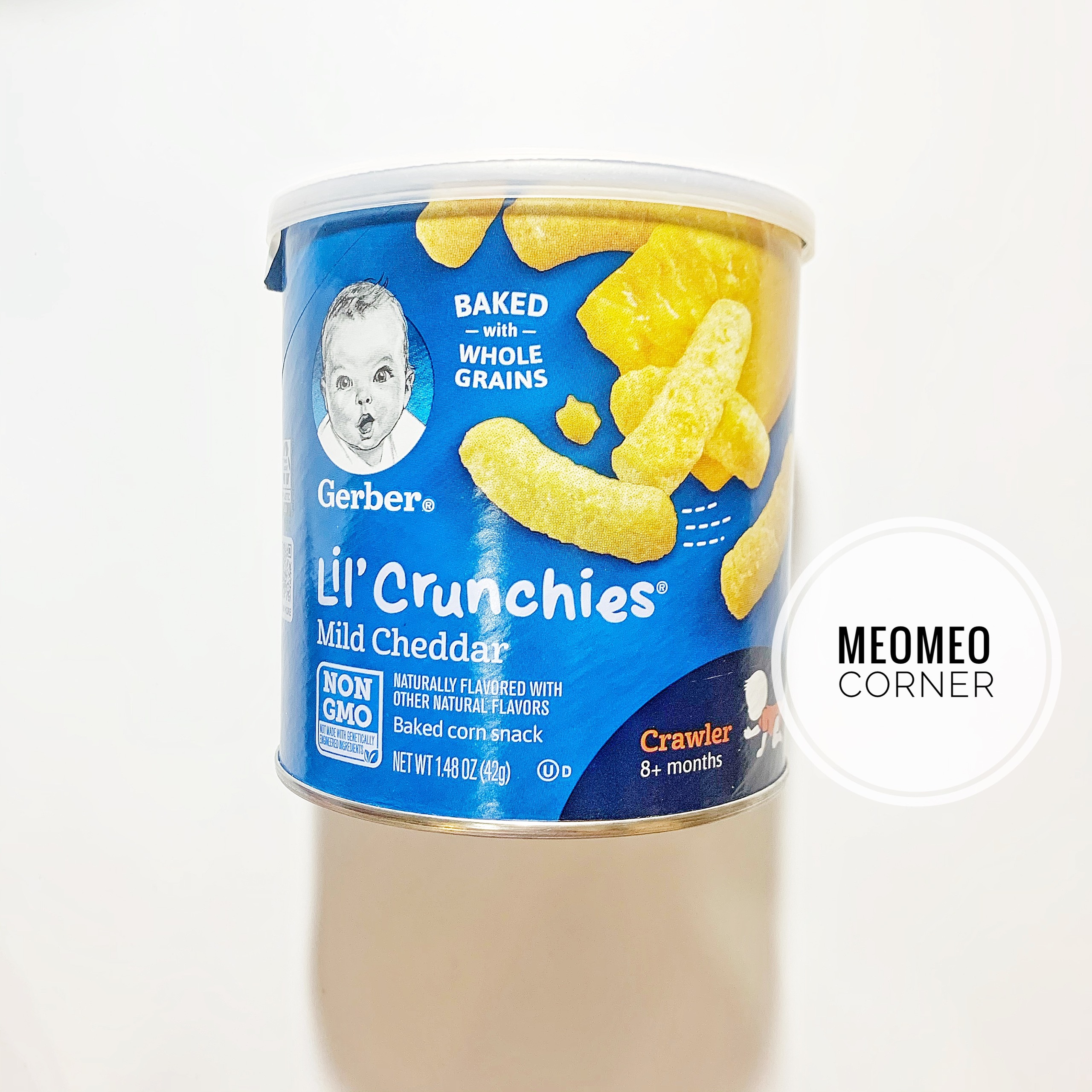 Bánh ăn dặm Gerber lon lùn(Phô mai Cheddar)
