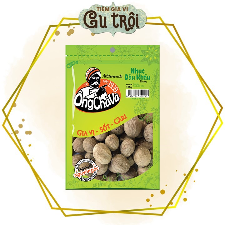 Nhục đậu khấu Ông Chà Và 135gram (Túi)