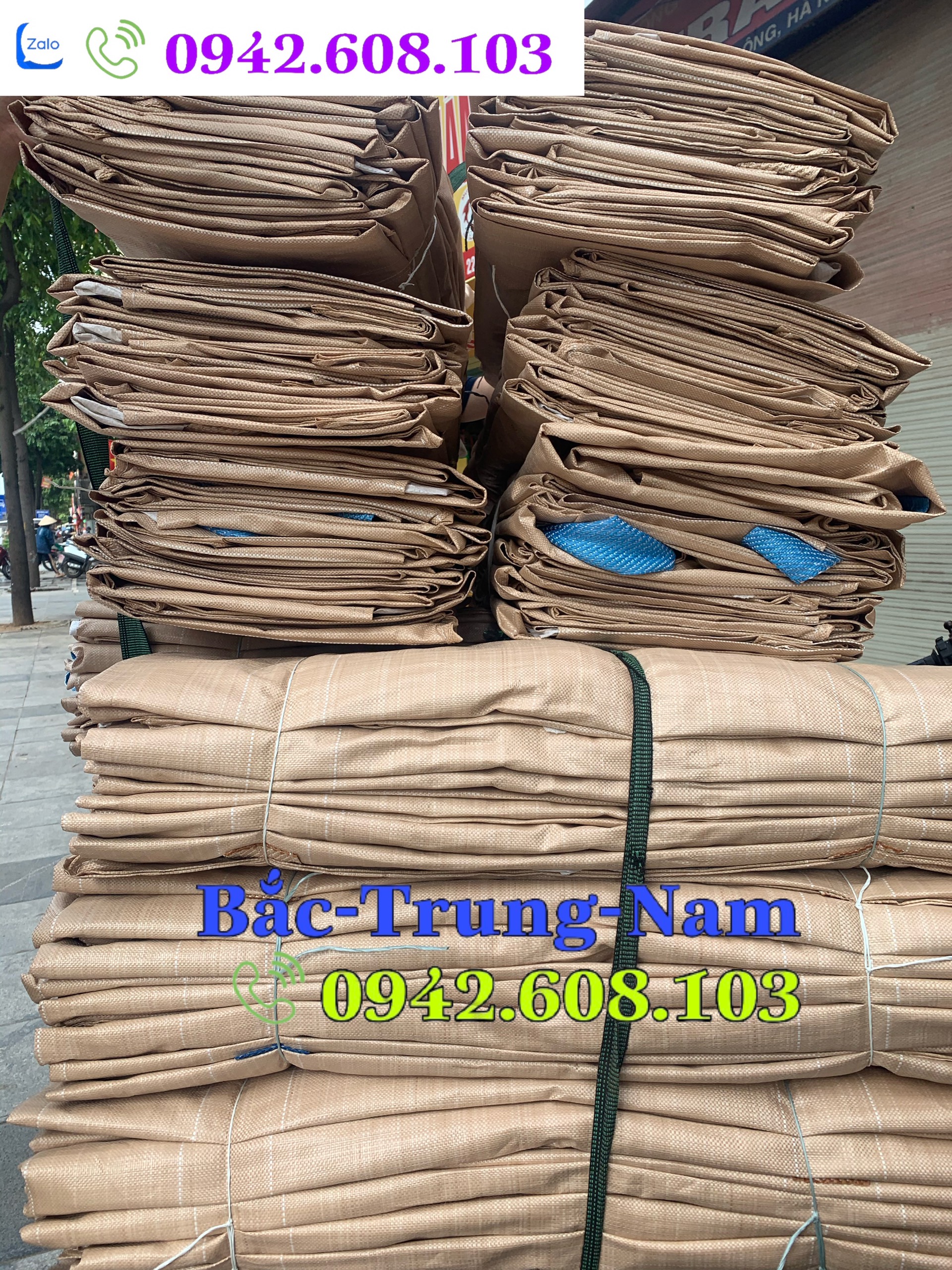 Bao tải jumbo cẩu hàng đáy xả