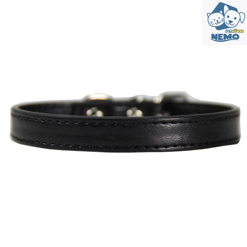 Vòng cổ chó mèo DA PU  (Không khắc tên)