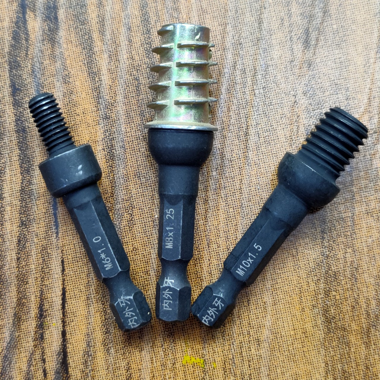 Đầu Vặn Ốc Cấy Gỗ - Bulong Cấy Gỗ (6mm - 8mm - 10mm)