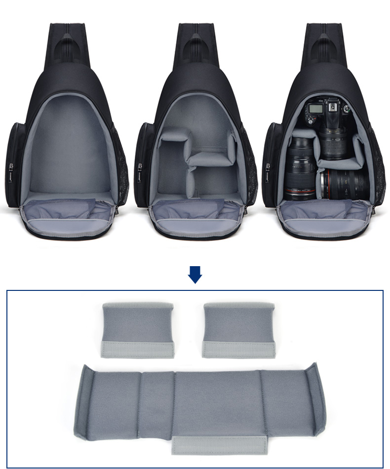 [HCM]Balo máy ảnh Caden D17 có thể đeo 1 quai