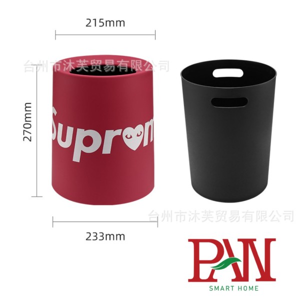 Thùng rác mini để bàn PAN SMART HOME thùng rác thông minh thùng rác hiện đại có vỏ ruột thùng rác và hộp bên ngoài