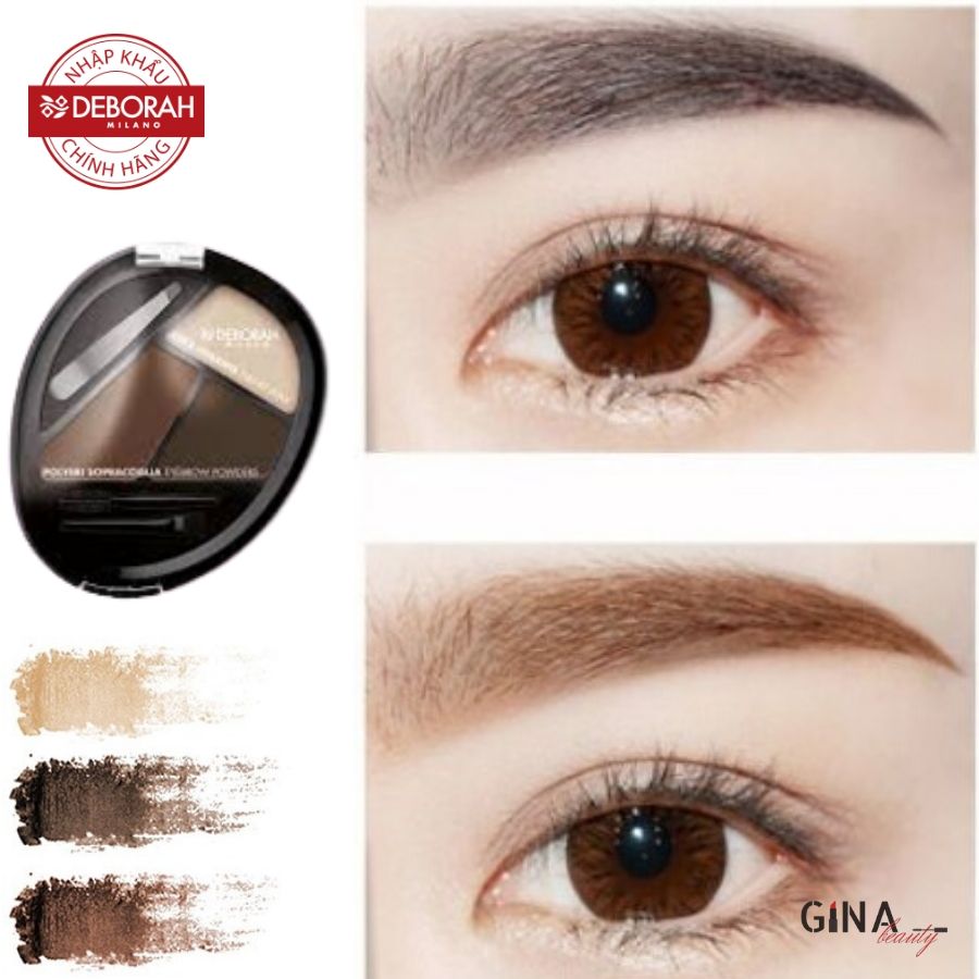 [CHÍNH HÃNG][TẶNG CHÌ ĐỊNH HÌNH CHÂN MÀY TRỊ GIÁ 250K] Bộ Kẻ Chân Mày Deborah Eyebrow Kit 02
