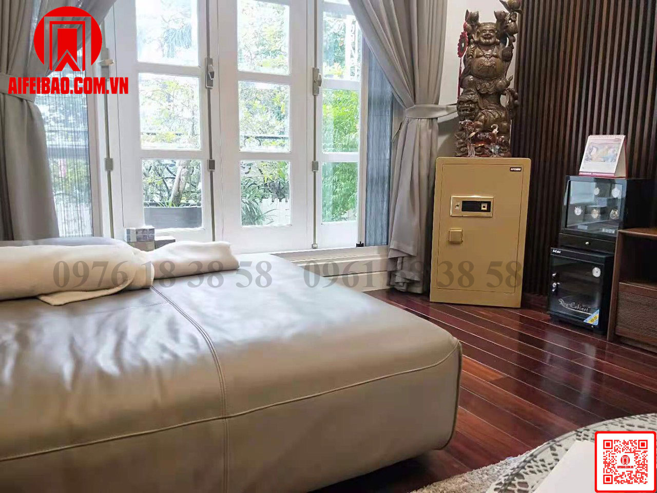 Két sắt thông minh Aifeibao HK-M/D-80-BL