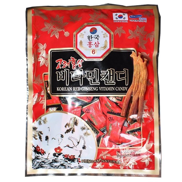 Kẹo Hồng Sâm, Hắc Sâm Kumsam Ginseng Candy (Product From South Korea)