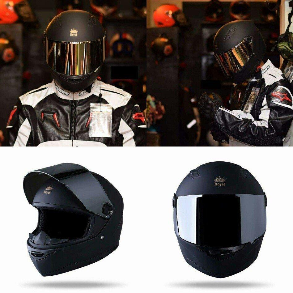 Mũ Bảo Hiểm, Nón Bảo Hiểm fullface Royal M136 đen - Nón Bảo Hiểm Royal Fullface - Nón Bảo Hiểm Mô tô - Nón Bảo Hiểm Phượt Chất liệu nhựa ABS bền đẹp Kết cấu bền, an toàn hợp thời trang. Bảo Hành 1 Đổi 1.