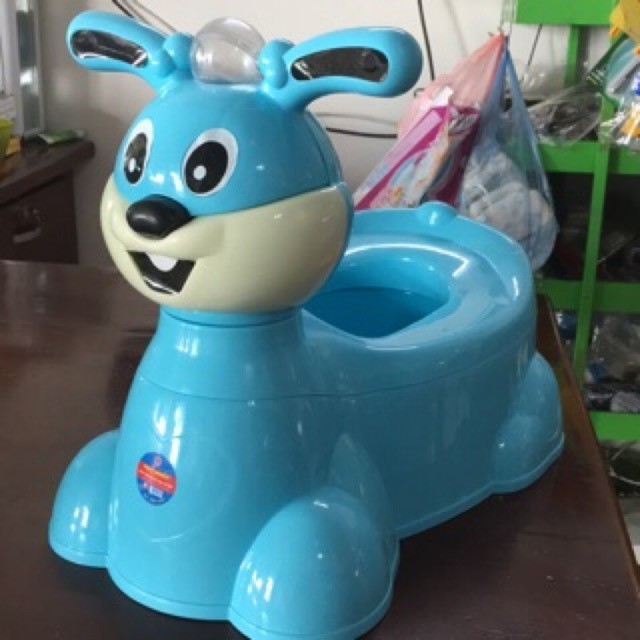 Potty toilet for baby child rabbit with music for baby super lovely high-grade resin