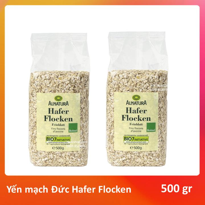 HCMYến mạch Hafer Flocken cán vỡ Bio Alantura Đức 500 g