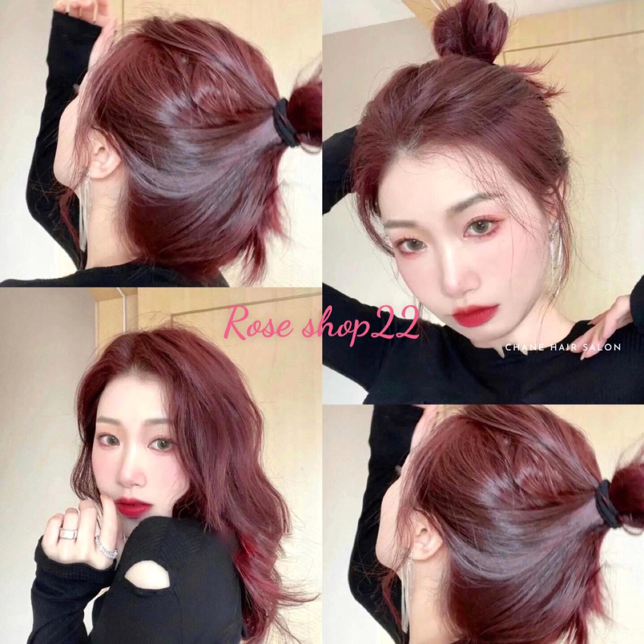 Combo Hair Dye (Copper Red) + Oxygen