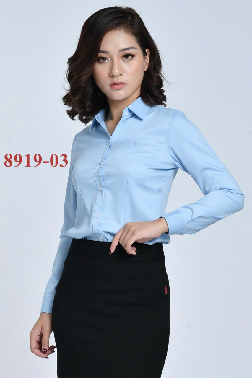 Áo Thái Hòa vải sợi tre 8919 đủ màu