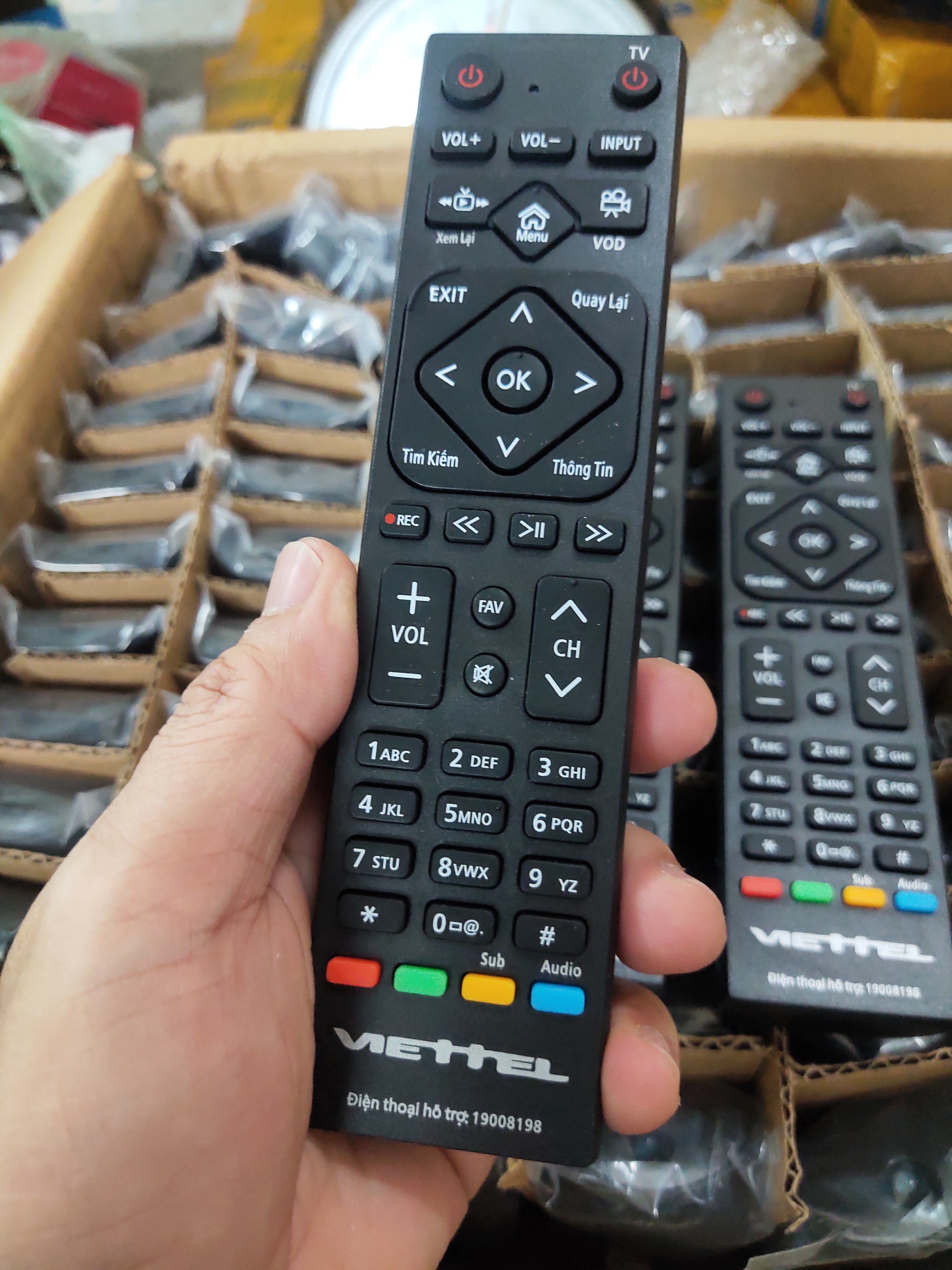 Remote điều khiển đầu thu Viettel internet - Remote Viettel