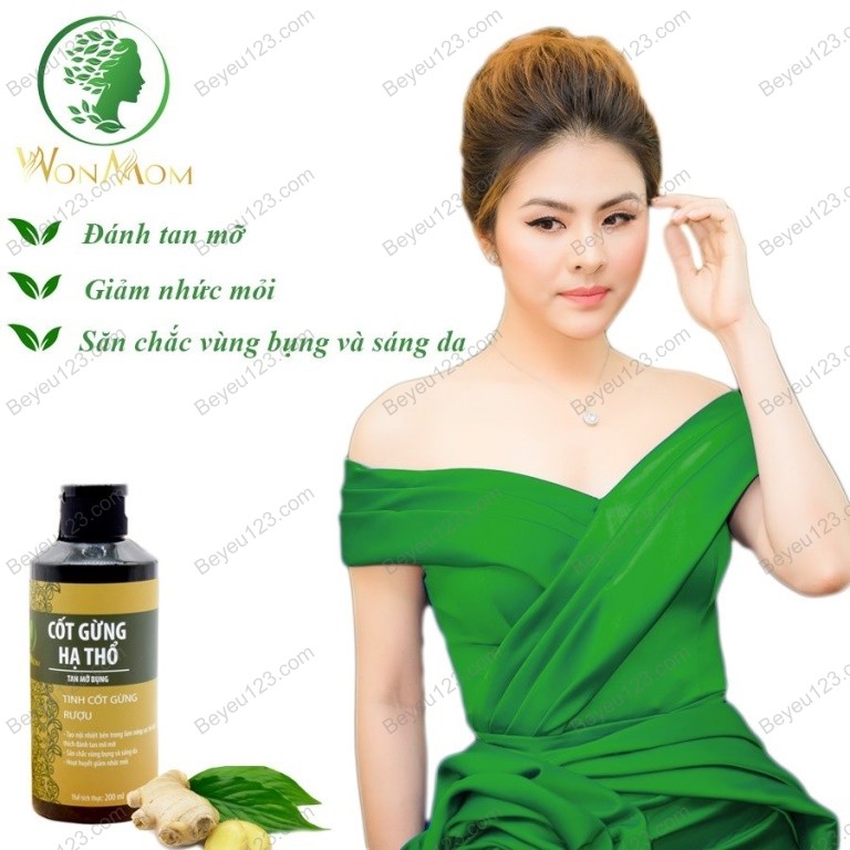 Cốt gừng hạ thổ tan mỡ bụng 200ml - Wonmom (Việt Nam)
