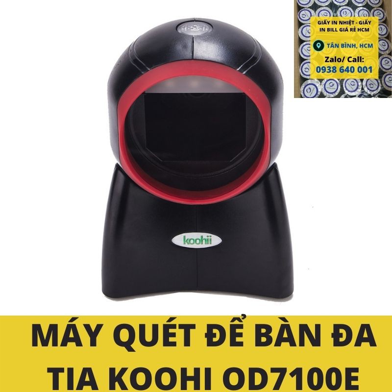 [HCM]Máy Quét Mã Vạch Đa Tia 1D 2D OD7100E