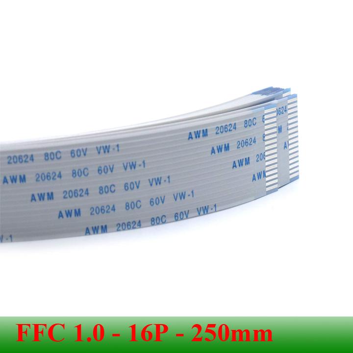 Cable FFC 1.0mm 16 pin dài 250mm  AWM 20264
