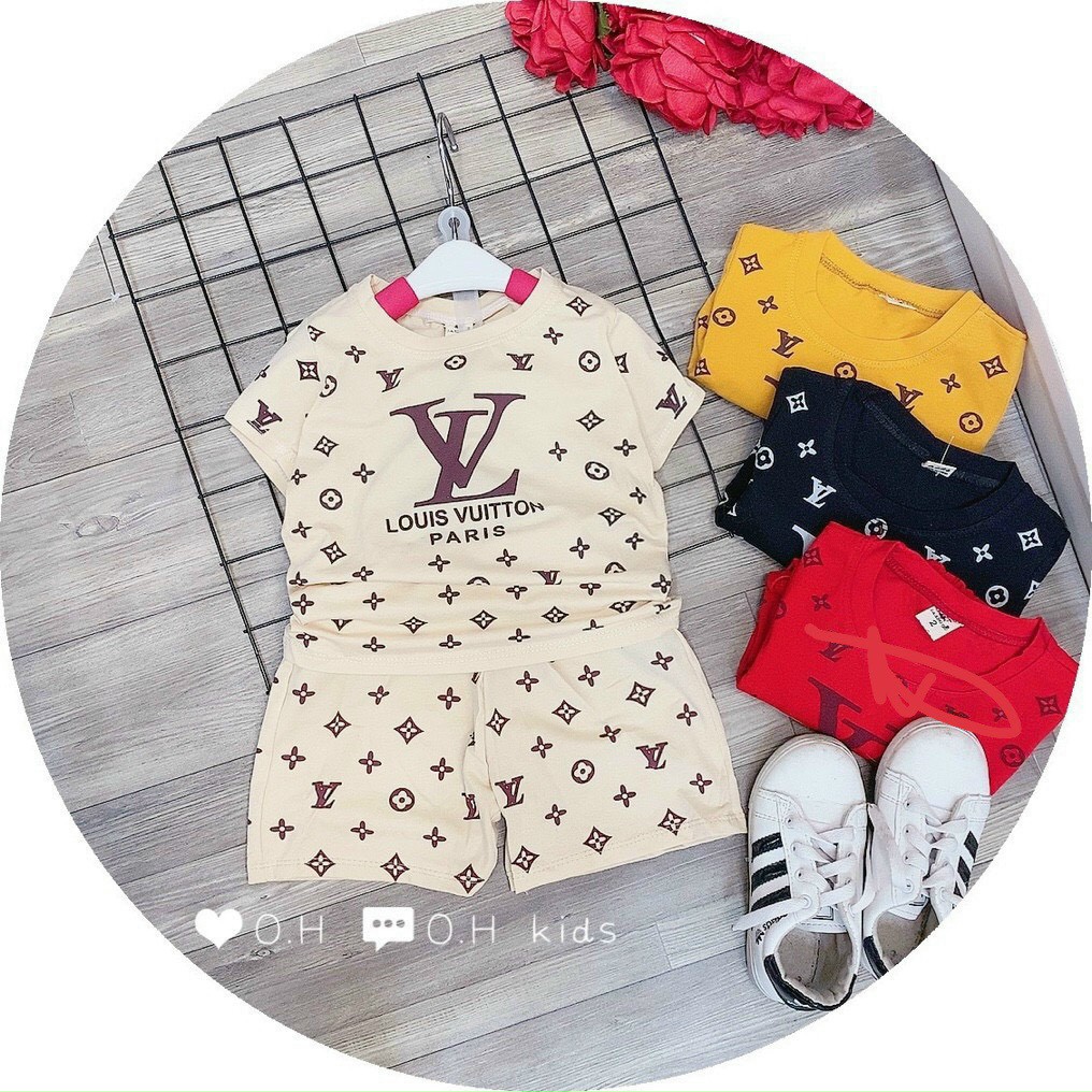 Bộ  cotton tàu cho bé