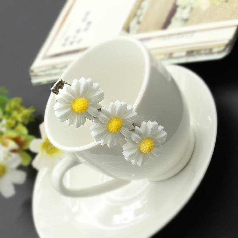 Set kẹp tóc hoa cúc họa mi 5 bông