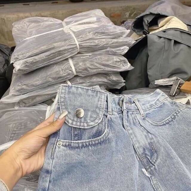 🔻BAGGY JEANS 2 Nút TÚI NẮP