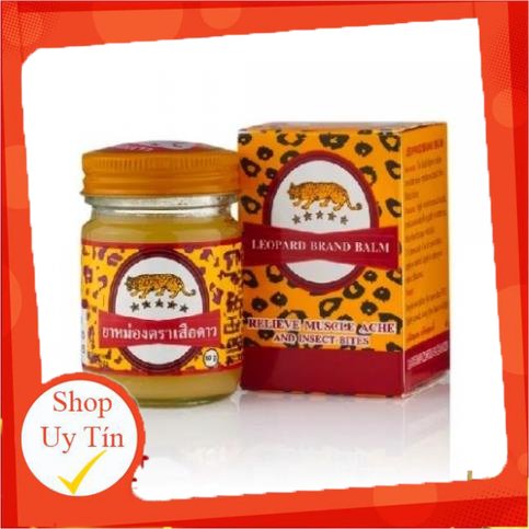 Dầu cù là con báo leopard brand balm 40gr thái lan giảm đau nhứt xương khớp , tê tay chân , côn trùng cắn