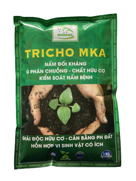 Tricho MKA nấm đối kháng Trichoderma hữu cơ vi sinh - 1kg