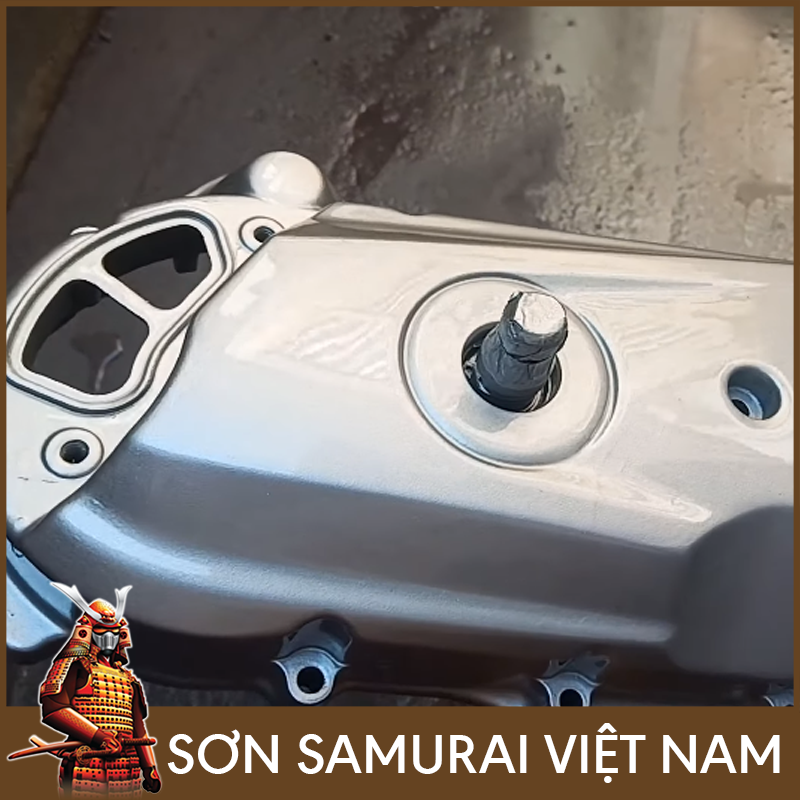 Sơn samurai màu bạc sáng - Combo màu bạc H111 sơn xịt samurai