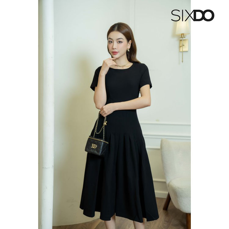 Đầm xòe hạ eo sixdo