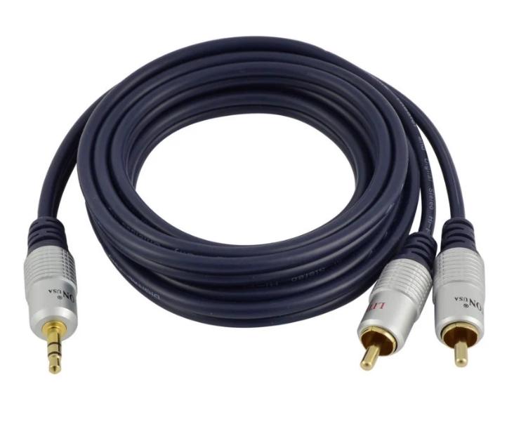 Dây 3.5mm ra 2 đầu rca liton usa
