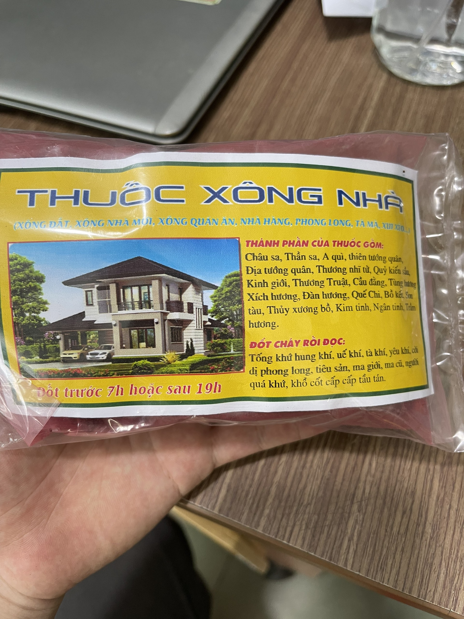 Thang xông nhà mới, Tẩy uế, Trừ tà