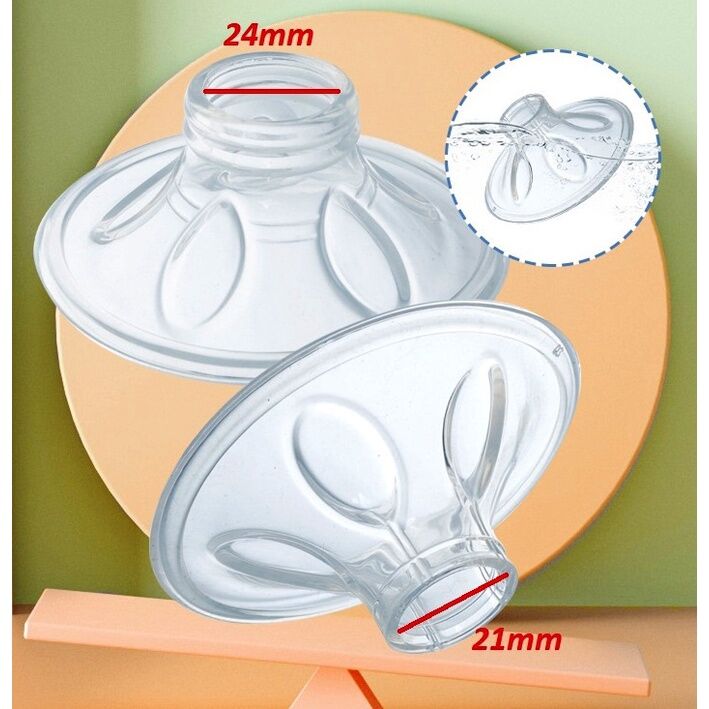 1 Phễu matxa silicone Avent Comfor / Hoa Tuyết - Phụ kiện thay thế cho máy hút sữa điện Philips Avent - Size lỗ ti 24mm / 21mm PKMHS HOT