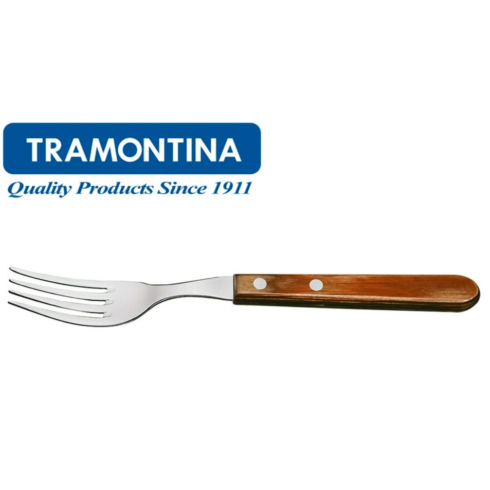 DAO ĂN BÒ BEEFSTEAK CÁN GỖ TRAMONTINA POLYWOOD
