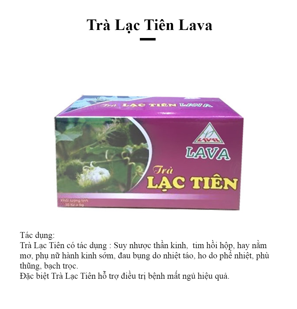 Trà lạc tiên lava giúp cải thiện giấc ngủ - giảm stress